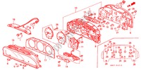 SNELHEIDSMETER COMPONENT (NS) voor Honda ACCORD COUPE 2.0I 2 deuren 5-versnellings handgeschakelde versnellingsbak 1992