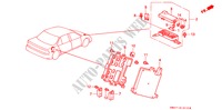 BEDIENINGSEENNEID(A.L.B.) voor Honda ACCORD 2.2I 4 deuren 4-traps automatische versnellingsbak 1991