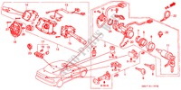 COMBINATIESCHAKELAAR voor Honda ACCORD 2.0 4 deuren 4-traps automatische versnellingsbak 1990