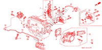 GAS HUIS(PGM FI) voor Honda ACCORD 2.0I 4 deuren 4-traps automatische versnellingsbak 1991