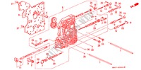 HOOFDKLEP BEHUIZING (CARBURATEUR) voor Honda ACCORD DX 4 deuren 4-traps automatische versnellingsbak 1990