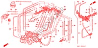 INSTALLATIEPIJP/SLANGEN(2) voor Honda ACCORD DX 4 deuren 4-traps automatische versnellingsbak 1991