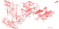 KEUZEHENDEL(LH) voor Honda ACCORD 2.0 4 deuren 4-traps automatische versnellingsbak 1990