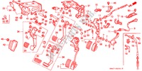 PEDAAL(RH) voor Honda ACCORD 2.0 4 deuren 4-traps automatische versnellingsbak 1990