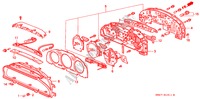 SNELHEIDSMETER COMPONENT (DENSO) voor Honda ACCORD 2.2I 4 deuren 5-versnellings handgeschakelde versnellingsbak 1991