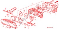 SNELHEIDSMETER COMPONENT (NS) voor Honda ACCORD 2.0 4 deuren 5-versnellings handgeschakelde versnellingsbak 1991