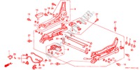 V. ZITTING COMPONENTEN (R.)(SPANNING)(1) voor Honda ACCORD 2.2I 4 deuren 5-versnellings handgeschakelde versnellingsbak 1990