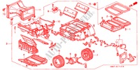 VERWARMING AANJAGER voor Honda ACCORD DX 4 deuren 4-traps automatische versnellingsbak 1990
