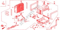 AIRCONDITIONER (KOELEENHEID) (RH) voor Honda ACCORD 2.0 4 deuren 4-traps automatische versnellingsbak 1992