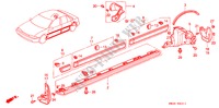 BESCHERMER voor Honda ACCORD 2.0I 4 deuren 4-traps automatische versnellingsbak 1992
