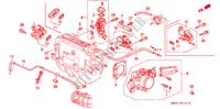 GAS HUIS(PGM FI) voor Honda ACCORD 2.2I 4 deuren 4-traps automatische versnellingsbak 1993
