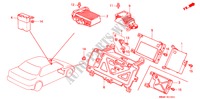 RELAIS/BEDIENINGSEENNEID voor Honda ACCORD 2.0 4 deuren 5-versnellings handgeschakelde versnellingsbak 1992