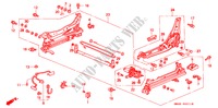 V. ZITTING COMPONENTEN (L.)(SPANNING)(1) voor Honda ACCORD 2.2I 4 deuren 4-traps automatische versnellingsbak 1992