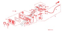 VERWARMING REGELAAR (TOETS TYPE) voor Honda ACCORD 2.0 4 deuren 5-versnellings handgeschakelde versnellingsbak 1992