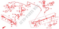 KOPPELING HOOFDCILINDER (LH) voor Honda ACCORD WAGON 2.2I 5 deuren 5-versnellings handgeschakelde versnellingsbak 1991
