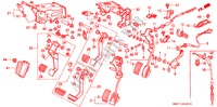 PEDAAL(RH) voor Honda ACCORD WAGON 2.2I 5 deuren 5-versnellings handgeschakelde versnellingsbak 1993
