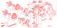 AIRCONDITIONER (COMPRESSOR)(1.8L) voor Honda CIVIC 1.8 S 5 deuren 6-versnellings handgeschakelde versnellingsbak 2008