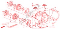 AIRCONDITIONER (COMPRESSOR)(DIESEL) voor Honda CIVIC 2.2 S 5 deuren 6-versnellings handgeschakelde versnellingsbak 2008