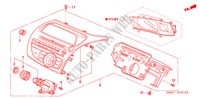 AUTOMATISCHE RADIO(RH)(2) voor Honda CIVIC 2.2 EX 5 deuren 6-versnellings handgeschakelde versnellingsbak 2006