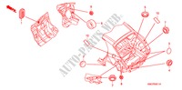 DOORVOERTULLE(ACHTER) voor Honda CIVIC 2.2 SPORT 5 deuren 6-versnellings handgeschakelde versnellingsbak 2006