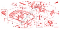 INSTRUMENTEN PANEEL(LH) voor Honda CIVIC 1.4 BASE 5 deuren 6-versnellings handgeschakelde versnellingsbak 2006