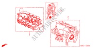 PAKKINGPAKKET(1.4L) voor Honda CIVIC 1.4 SE 5 deuren 6-versnellings handgeschakelde versnellingsbak 2006