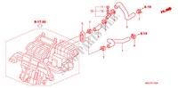 WATERSLANG(LH)(1.4L) voor Honda CIVIC 1.4 COMFORT 5 deuren 6-versnellings handgeschakelde versnellingsbak 2008