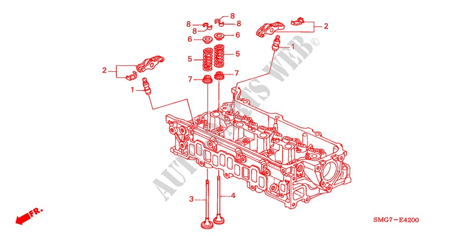 KLEP/ZWAAI ARM(DIESEL) voor Honda CIVIC 2.2 SPORT 5 deuren 6-versnellings handgeschakelde versnellingsbak 2006