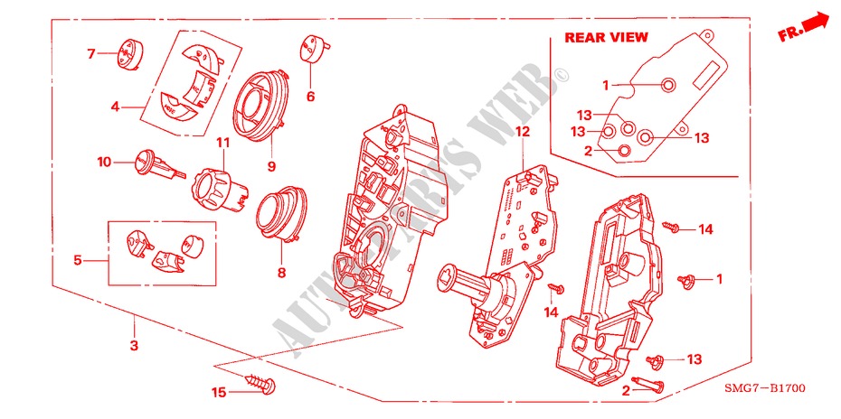 VERWARMING REGELAAR(LH) voor Honda CIVIC 2.2 SPORT 5 deuren 6-versnellings handgeschakelde versnellingsbak 2006