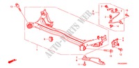 ACHTER ONDER ARM voor Honda CIVIC 1.8 EX 5 deuren 5-traps automatische versnellingsbak 2009