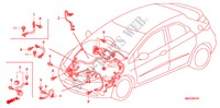 BEDRADINGSBUNDEL(RH)(1) voor Honda CIVIC 2.2 VXI 5 deuren 6-versnellings handgeschakelde versnellingsbak 2010