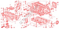 CILINDERBLOK/OLIEPAN(1.8L) voor Honda CIVIC 1.8 GT 5 deuren 6-versnellings handgeschakelde versnellingsbak 2010
