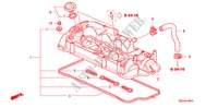 CILINDERKOP AFDEKKING(DIESEL) voor Honda CIVIC 2.2 ES 5 deuren 6-versnellings handgeschakelde versnellingsbak 2010