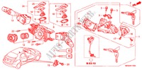 COMBINATIESCHAKELAAR(LH) voor Honda CIVIC 2.2 SPORT 5 deuren 6-versnellings handgeschakelde versnellingsbak 2009