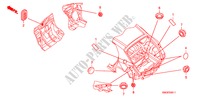 DOORVOERTULLE(ACHTER) voor Honda CIVIC 1.8 SPORT 5 deuren 5-traps automatische versnellingsbak 2009