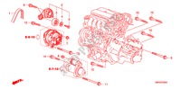 DYNAMOSTANG(1.4L) voor Honda CIVIC 1.4 COMFORT 5 deuren 6-versnellings handgeschakelde versnellingsbak 2009