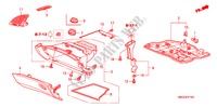 INSTRUMENTEN AFWERKING(RH)(PASSAGIERZIJKANT) voor Honda CIVIC 1.8 EX 5 deuren 5-traps automatische versnellingsbak 2009