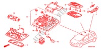 INTERIEUR VERLICHTING voor Honda CIVIC 1.8 SPORT 5 deuren 5-traps automatische versnellingsbak 2009