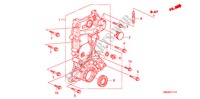 KETTINGKAST(1.4L) voor Honda CIVIC 1.4 COMFORT 5 deuren 6-versnellings handgeschakelde versnellingsbak 2009