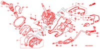 KEUZEHENDEL(LH) voor Honda CIVIC 1.8 BASE 5 deuren 5-traps automatische versnellingsbak 2009