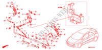 KOPLAMP SPROEIERWISSER voor Honda CIVIC 1.8 SPORT 5 deuren 5-traps automatische versnellingsbak 2010