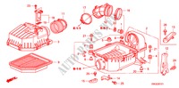 LUCHTFILTER(1.8L) voor Honda CIVIC 1.8 SPORT 5 deuren 6-versnellings handgeschakelde versnellingsbak 2010