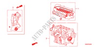 PAKKINGPAKKET(1.4L) voor Honda CIVIC 1.4 SPORT 5 deuren 6-versnellings handgeschakelde versnellingsbak 2010