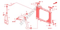 RADIATOR SLANG/RESERVETANK(1.8L) voor Honda CIVIC 1.8 EX 5 deuren 5-traps automatische versnellingsbak 2009