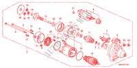 STARTMOTOR(DENSO)(1.4L) voor Honda CIVIC 1.4 SPORT 5 deuren 6-versnellings handgeschakelde versnellingsbak 2009