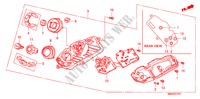 VERWARMING REGELAAR(RH) voor Honda CIVIC 1.8 EX 5 deuren 5-traps automatische versnellingsbak 2009
