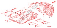 VLOERMAT voor Honda CIVIC 1.8 EXECUTIVE 5 deuren 5-traps automatische versnellingsbak 2009
