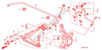 VOOR KNOKKEL voor Honda CIVIC 1.8 EX 5 deuren 5-traps automatische versnellingsbak 2009