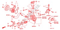 WATERPOMP(1.8L) voor Honda CIVIC 1.8 EX 5 deuren 5-traps automatische versnellingsbak 2009