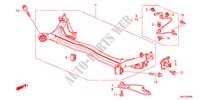 ACHTER ONDER ARM voor Honda CIVIC 1.4SE 5 deuren 6-versnellings handgeschakelde versnellingsbak 2011